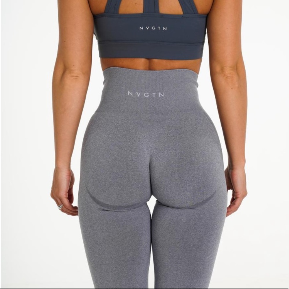 🚫SOLD🚫 NVGTN | Grey Contour Seamless Leggings